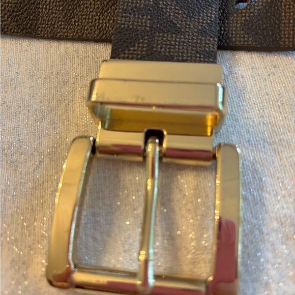 Michael Kors Reversible Logo & Brown Women’s Belt Very Good Condition Stylish - Picture 4 of 7